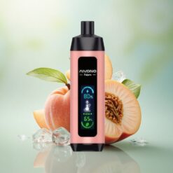 Aivono Aim Fatpro 22000 Fersken Is med 5% nikotin og 600mAh