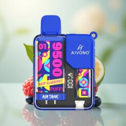 Aivono Aim Tank 9500 Blåbær med 5% nikotin og 650mAh