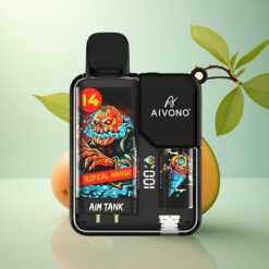 Aivono Aim Tank 9500 Tropisk Mango 650mAh 1.2ohm Mesh Coil