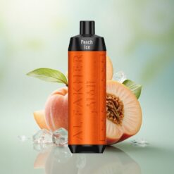 Al Fakher Crown Bar 8000 Crystal Fersken Is med 600mAh og 5mg nikotin