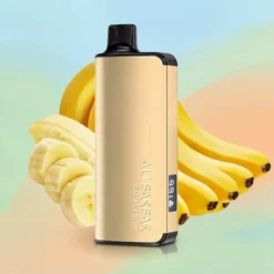 AliBarBar Ingot - Bananbuzz - 9 000 drag - 22 mg/ml - 90 g - 103x40x26 mm