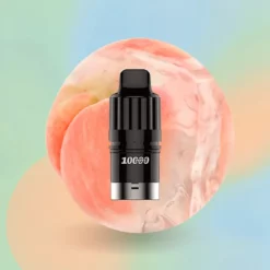 iGet Bar Plus S3 Kun Pod - Fersken Is - 10 000+ Puff, Mesh Coil, 950 mAh USB-C