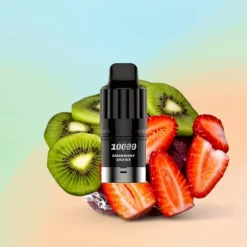 iGet Bar Plus S3 Kun Pod – Jordbær Kiwi Is – 10 000 drag – 950 mAh – Mesh-spole